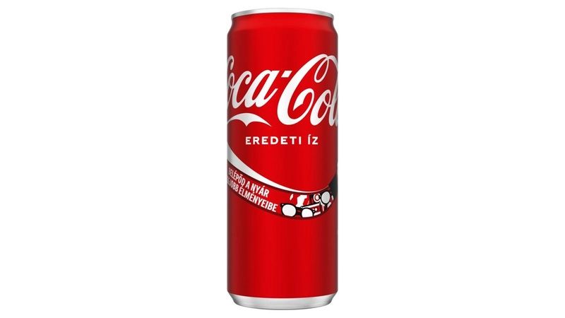 Coca-Cola 0,33 l üdítő a Fermento pizzériában, Budapest I. kerület